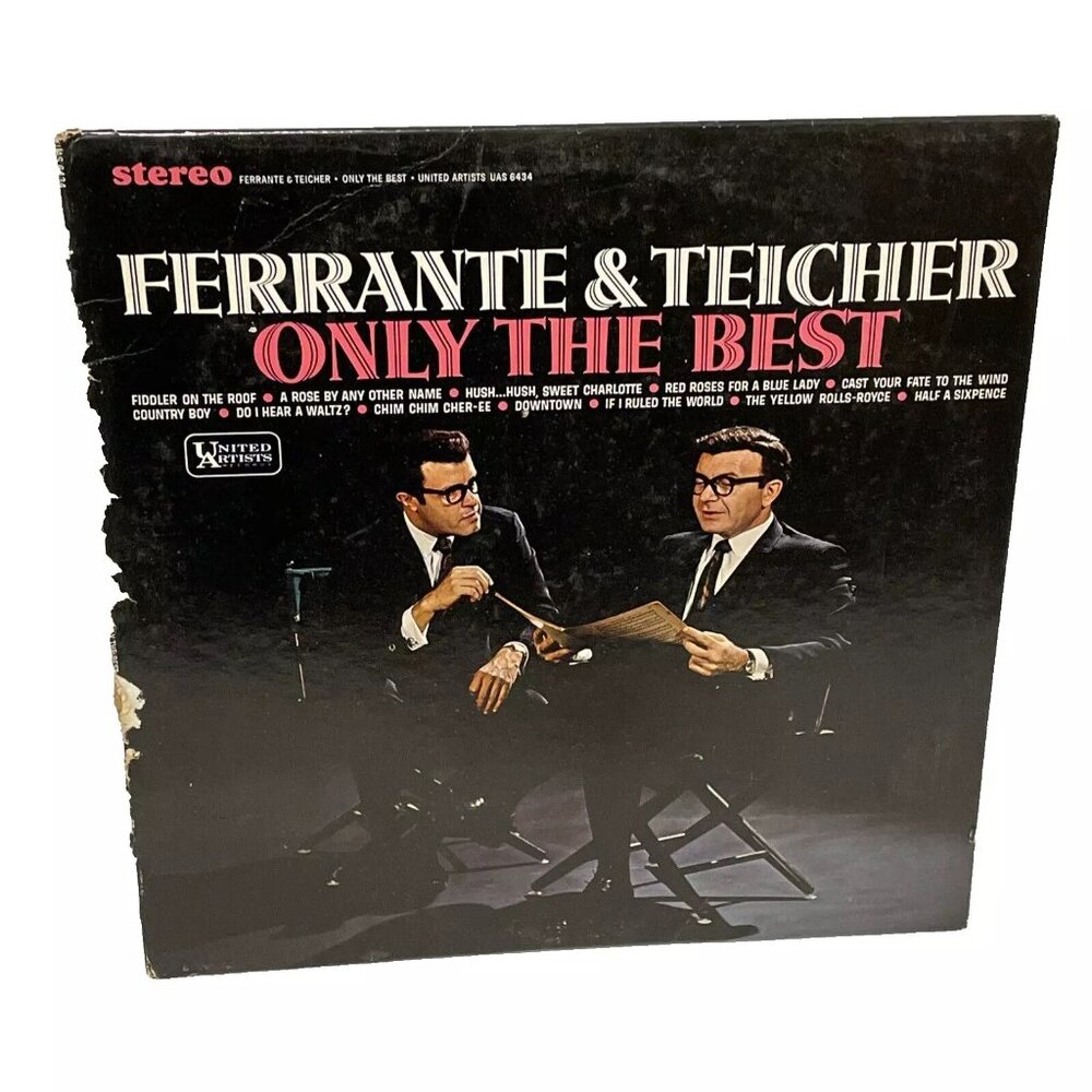 Ferrante & Teicher Only The Best (Vinyl, 1965) United Artists UAS 6434 VG+ LP